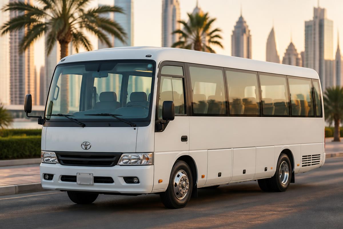 30-Seat Bus with driver in Dubai